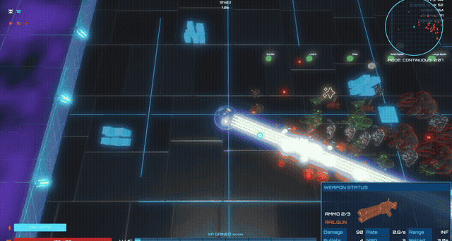 Railgun tactical asset gameplay clip